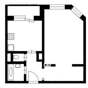 1-к квартира, вторичка, 41м2, 3/9 этаж