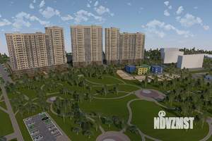 1-к квартира, строящийся дом, 44м2, 9/23 этаж