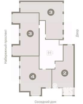 3-к квартира, вторичка, 142м2, 7/7 этаж