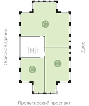 2-к квартира, сданный дом, 79м2, 8/9 этаж