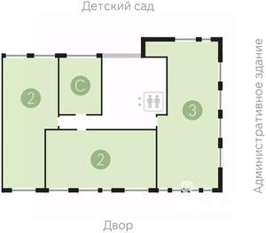 2-к квартира, сданный дом, 85м2, 11/17 этаж