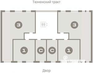 3-к квартира, вторичка, 95м2, 2/17 этаж