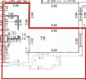 1-к квартира, вторичка, 35м2, 4/16 этаж