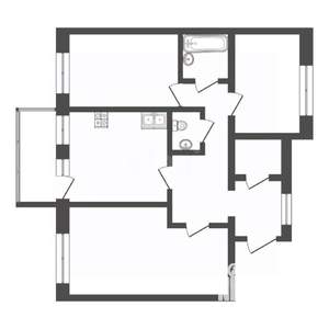 3-к квартира, вторичка, 86м2, 1/9 этаж