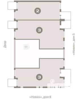2-к квартира, вторичка, 139м2, 1/8 этаж