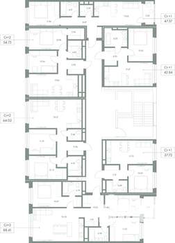 2-к квартира, вторичка, 55м2, 7/9 этаж