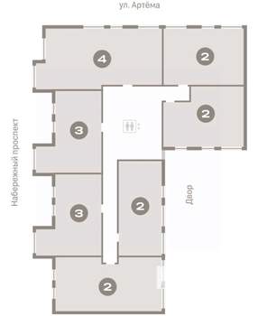 4-к квартира, вторичка, 203м2, 7/7 этаж