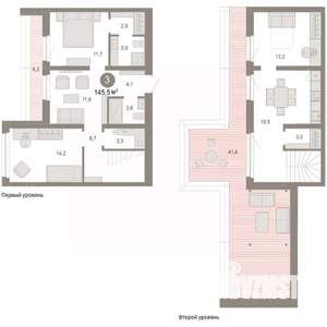 3-к квартира, вторичка, 145м2, 7/7 этаж
