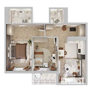 2-к квартира, вторичка, 72м2, 20/22 этаж