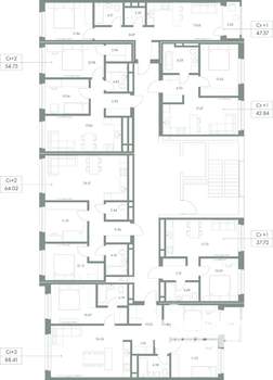 2-к квартира, вторичка, 64м2, 2/9 этаж