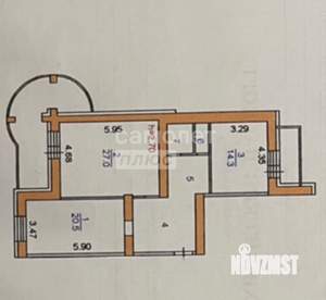 3-к квартира, вторичка, 108м2, 3/10 этаж