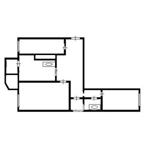 3-к квартира, вторичка, 72м2, 7/9 этаж