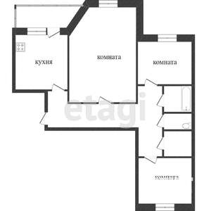 3-к квартира, вторичка, 71м2, 3/5 этаж