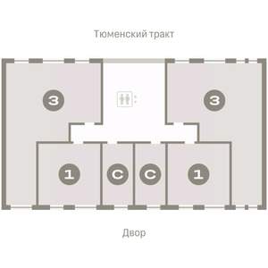 3-к квартира, вторичка, 95м2, 7/17 этаж