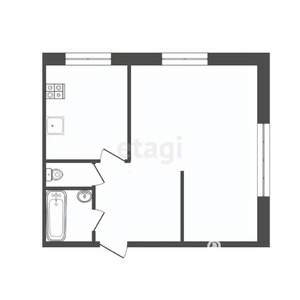 1-к квартира, вторичка, 33м2, 1/5 этаж