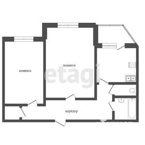 2-к квартира, вторичка, 61м2, 4/5 этаж