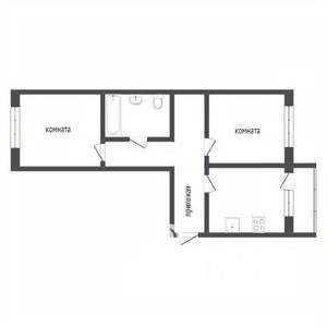 2-к квартира, вторичка, 67м2, 3/17 этаж