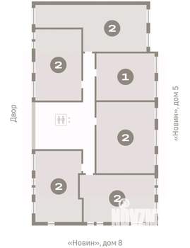 2-к квартира, вторичка, 62м2, 7/17 этаж