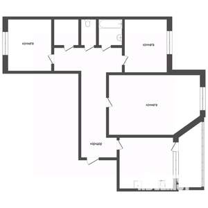 3-к квартира, вторичка, 69м2, 9/9 этаж