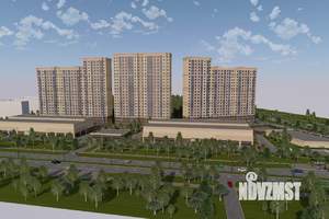 1-к квартира, вторичка, 44м2, 1/22 этаж