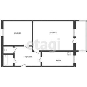 2-к квартира, вторичка, 54м2, 5/5 этаж