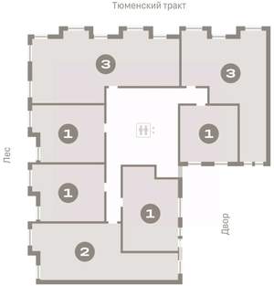 3-к квартира, вторичка, 95м2, 7/17 этаж