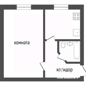 1-к квартира, вторичка, 30м2, 4/5 этаж