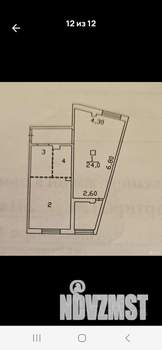 2-к квартира, вторичка, 52м2, 6/17 этаж