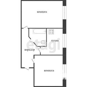 2-к квартира, вторичка, 41м2, 4/5 этаж