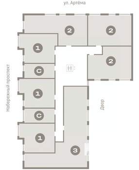 4-к квартира, вторичка, 131м2, 3/7 этаж