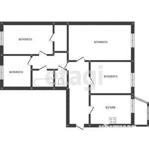 4-к квартира, вторичка, 87м2, 5/5 этаж