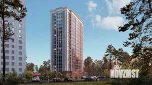 1-к квартира, строящийся дом, 44м2, 9/18 этаж