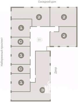 4-к квартира, вторичка, 122м2, 2/9 этаж
