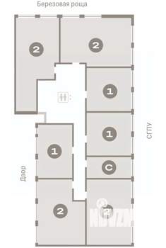 1-к квартира, вторичка, 41м2, 2/9 этаж