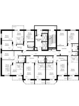 2-к квартира, вторичка, 54м2, 20/25 этаж