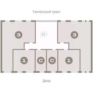 3-к квартира, вторичка, 95м2, 3/17 этаж