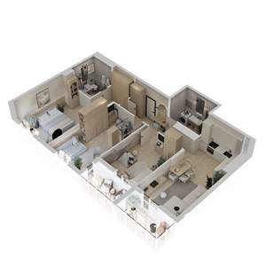 3-к квартира, вторичка, 94м2, 16/23 этаж