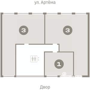 3-к квартира, вторичка, 94м2, 2/17 этаж