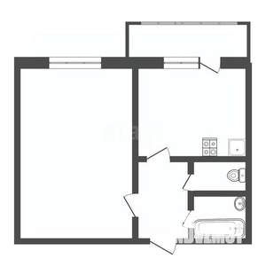 1-к квартира, вторичка, 40м2, 4/9 этаж