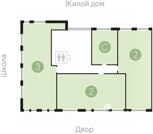 2-к квартира, сданный дом, 87м2, 11/17 этаж