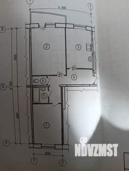 2-к квартира, вторичка, 55м2, 2/5 этаж