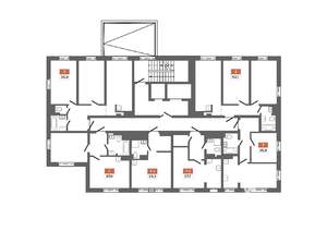 2-к квартира, вторичка, 56м2, 2/16 этаж