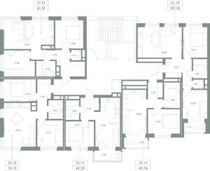 2-к квартира, вторичка, 59м2, 4/9 этаж