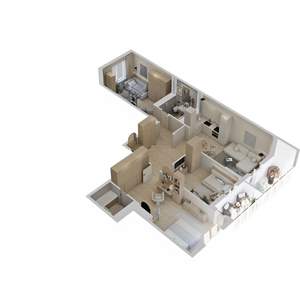 3-к квартира, вторичка, 97м2, 20/23 этаж