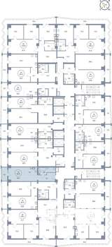 1-к квартира, вторичка, 46м2, 7/25 этаж