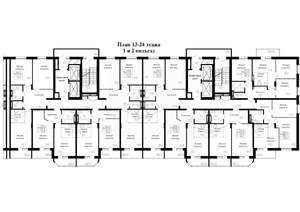 1-к квартира, вторичка, 48м2, 13/25 этаж