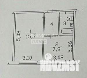 2-к квартира, вторичка, 31м2, 4/8 этаж
