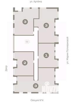 3-к квартира, вторичка, 127м2, 16/17 этаж