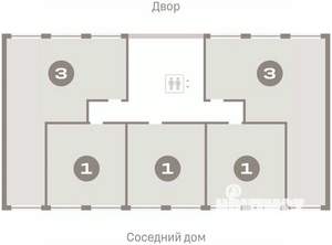 1-к квартира, вторичка, 49м2, 3/17 этаж
