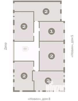 1-к квартира, вторичка, 50м2, 7/17 этаж